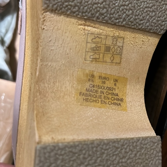 NWT Kelsi Dagger Platform Leather Loafer Clog - Picture 7 of 7